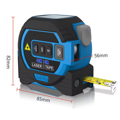 3 in 1 Laser Tape Measure Laser Distance Measuring Rangefinder Infrared High-Precision Digital Electronic Ruler Measuring Level